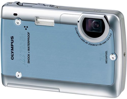 DVD Player: Olympus �-Digital 720 SW Digitalkamera (7 Megapixel) blau