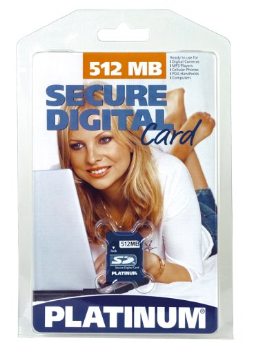 Projektoren: PLATINUM Secure Digital Card (SD) 512 MB Speicherkarte