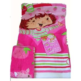 Strawberry Shortcake 2 Pcs Bath Towel Set