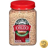 RiceSelect Orzo Whole Wheat Pasta, 32-Ounce Jars (Pack of 4)