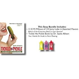Tickle His Pickle Book by Sadie Allison PLUS ID Juicy Lube Flavored Lubricant