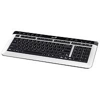 Kompaktanlagen: KYE SlimMate 300 Tastatur USB 101 Tasten MS W98 D Weiss