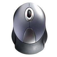 Kompaktanlagen: KeySonic RF-Profi Mouse Maus schnurlos 3 Tasten 800dpi + Tastenrad silber