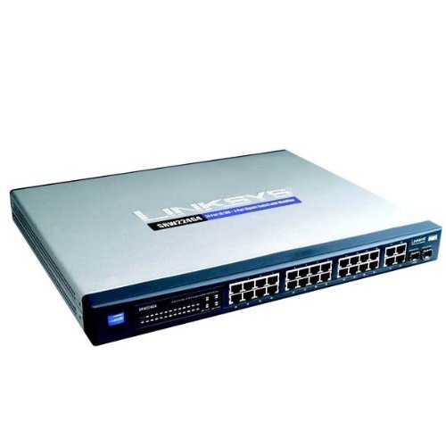 Lautsprecher: Linksys 24-PORT 10/100 + 4-PORT GIGABIT Switch
