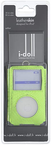 Navigationssysteme: i-doll PYTHON Lederh�lle f�r iPod 5 G. 30/ 60 GB gr�n-metallic