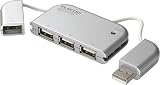 ELECOM USB収納ハブ U2H-U4BSV