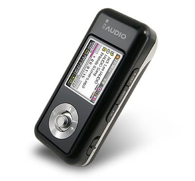 Navigationssysteme: iAudio U3 Tragbarer MP3-Player 2 GB schwarz/platin