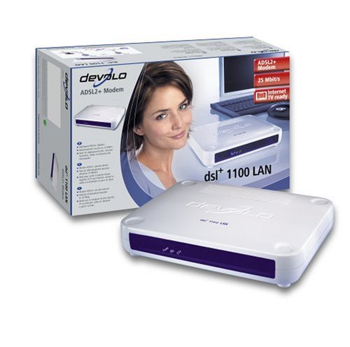 Digitalkameras: Devolo Microlink ADSL 1100+ LAN MODEM (Standard: 802.3, 802.3u, 802.3x/ Geschwindigkeit: 24Mbit/s/ RJ-45)
