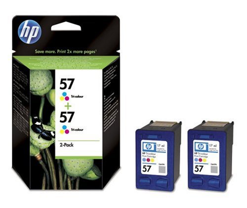 Heimkinosysteme: Hewlett Packard C9503AE#241 Tintenpatrone Nr. 57 3-farbig 2er Pack