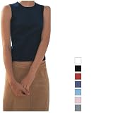 Bella - Ladies 1x1 Rib Crewneck Sleeveless T-shirt - 2700