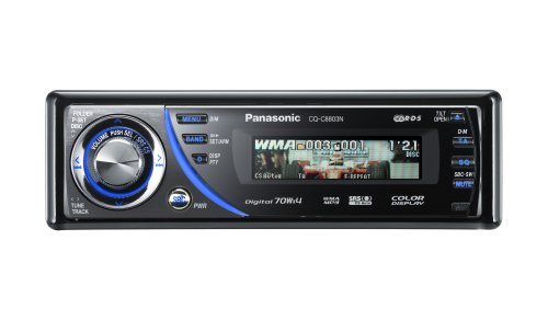 Projektoren: Panasonic CQ-C 8803 N CD-MP3-Tuner schwarz/ blau