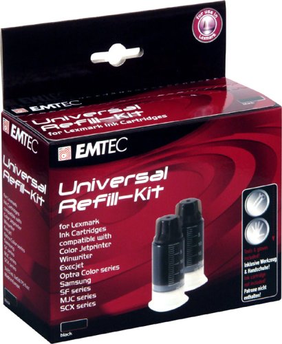 Drucker: Emtec Universal Refillkit f�r Lexmark Tintenpatronen schwarz