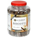 La Tempesta Grande Chocolate Semi-Crunchy Biscotti, 32-Ounce Jar
