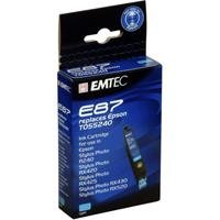 Drucker: Emtec Tintenpatrone E87 cyan entspricht Epson TO55340