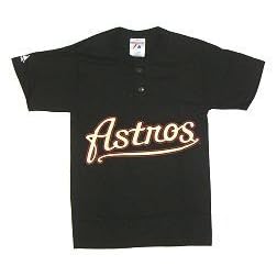 Houston Astros Youth Two-Button Team T-Shirt by Majestic
