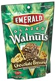 Emerald Nuts Glazed Walnuts, Chocolate Brownie, 6-Ounce Pouches (Pack of 6)