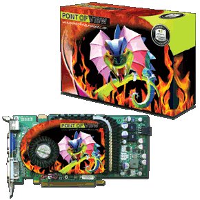 Projektoren: Point of View NVIDIA GeForce 6800 GS 256MB PCI-Express Grafikkarte, Retail