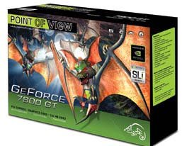 Projektoren: Point of View NVIDIA GeForce 7800 GT 256MB PCI-Express Grafikkarte, Retail