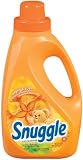 Snuggle Ultra Liquid Fabric Softener, Orange Rush with Sun-Kissed Breeze Scent, Case Pack, Six - 40 Ounce Bottles (240 Loads)