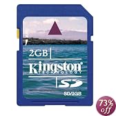 Kingston 2 GB SD Flash Memory Card SD/2GB