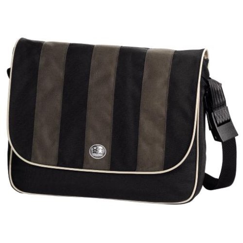 Camcorder: Caseman Notebooktasche College Plus, 17 Zoll, Schwarz/Braun