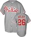 Chase Utley Philadelphia Phillies Road Grey MLB Replica Jersey