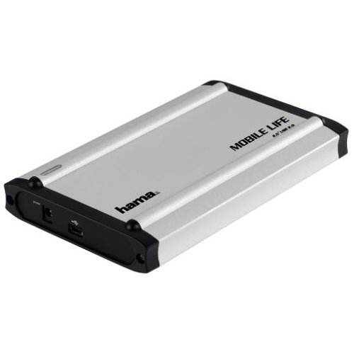 Heimkinosysteme: Hama 2,5 Zoll USB 2.0 Festplattengeh�use (Laufwerksgeh�use f�r 2,5 Zoll Festplatte intern)