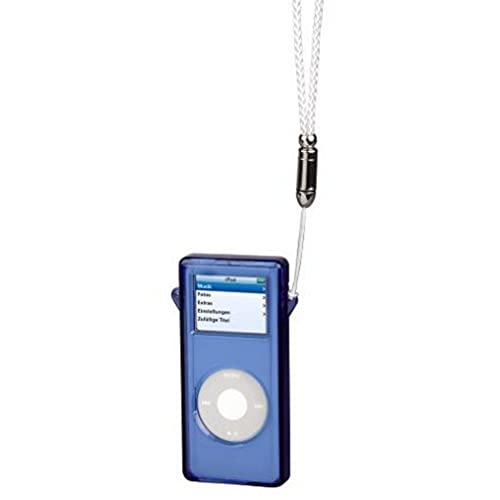 Heimkinosysteme: Hama MP3-Box "Transparent Box" f�r iPod nano blau
