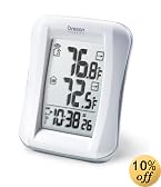 Oregon Scientific RMR682A Wireless Indoor/Outdoor Thermometer with Self-Setting Atomic Clock