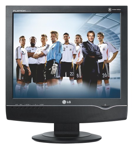 Lautsprecher: LG FLATRON M 1917 A 19-Zoll 4:3 LCD TFT Monitor(mit integriertem TV Tuner) schwarz