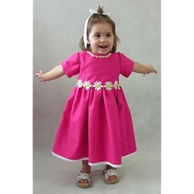 Little Girl Sunflower Dress by My Little Fashions