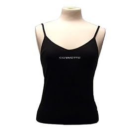 Corvette Script Cami Black by Corvette Central