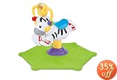 Fisher-Price Go Baby Go! Bounce & Spin Zebra