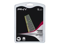 Projektoren: PNY DIMM DDR2 PC533 (PC4300) 1024 MB (1 GB) Arbeitsspeicher