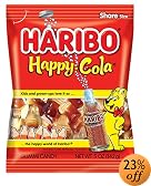 Haribo Gummi Candy, Happy Cola, 5-Ounce Bags (Pack of 12)