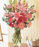 Mixed Pinks Refreshing Flower Bouquet