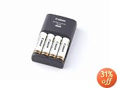 Canon CBK4-300 Rechargeable Battery and Charger Kit for PowerShot Cameras