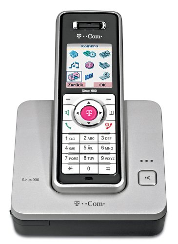 TV Ger&auml;te: T-Com Sinus 900 DECT schnurloses Telefon mit integrierter VGA-Kamera und SIM-Kartenseser