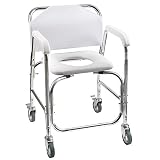Duro-Med Shower Transport Chair, White Picture