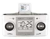 Fisher Studio Standard Stereo Radio/Alarm Clockwith iPod Docking Station (SA258) code image