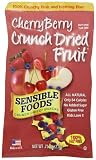 Sensible Foods Crunch Dried Snacks, Cherry Berry, 0.75-Ounce Units (Pack of 12)