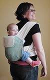 Ellaroo Deluxe Mei Tai Baby Carrier - Simplicity/Natural Organic Cotton Canvas