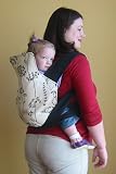 Ellaroo Deluxe Mei Tai Baby Carrier - Simplicity/Black Organic Cotton Canvas