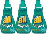 All Small & Mighty 3X Concentrate Liquid Laundry Detergent, Fresh Rain Triple Pack (Three - 32 Load Bottles (96 Total Loads))