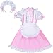 メイド風衣装set ピンク