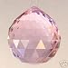 30mm Vintage Crystal Pink Feng Shui Ball