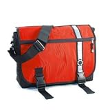 DadGear Messenger Bag - Retro Stripe Color: Red