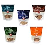 Dogswell Dog Treats, Variety Pack of 5 Flavors, 6-Ounce Pouches (Pack of 6)