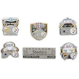 Steelers Peter David Steelers 5X Champions 5-Piece Pin Set
