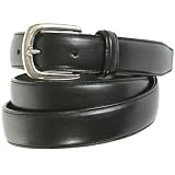 Signature Black Leather Casual Belt